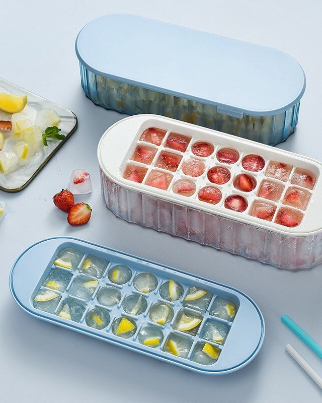 Eiswürfel Maker mit transparenter Box